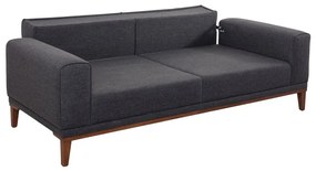 Antracytowa rozkładana sofa 223 cm Liones – Artie