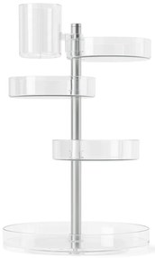 Plastikowy obrotowy organizer łazienkowy na kosmetyki Pirouette – Umbra