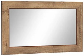 Lustro ścienne 70x120 w ramie dąb lefkas C3-G38
