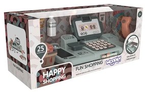 Woopie kasa sklepowa dla dzieci skaner waga mikrofon + 25 akcesoriów