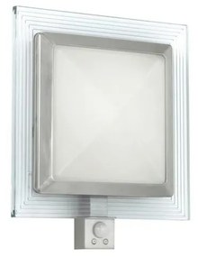 EGLO 88163 - Zewnętrzny kinkiet z czujnikiem PALI 1xE27/15W + 1xLED/1,28W
