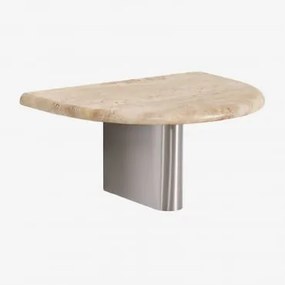 Szafka Nocna Wisząca 40x30 Cm Mayeli Travertine - Sklum