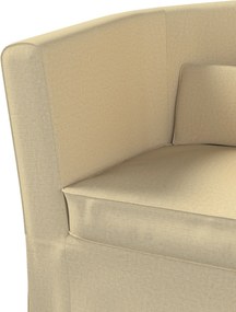 Pokrowiec na fotel Ektorp Tullsta kolor beżowy tkanina połyskliwa, strukturalna