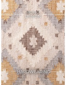 Kremowy dywan z juty tkany ręcznie 80x150 cm Roya Imani – Elle Decoration