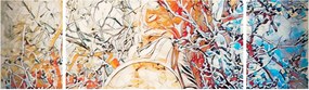Obraz - Mozaikowa abstrakcja (170x50 cm)