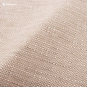 Beżowe tapicerowane łóżko dwuosobowe ze schowkiem i stelażem 160x200 cm Elizabeth – Micadoni
