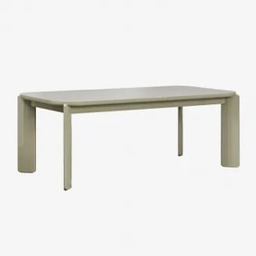 Stół Jadalny Prostokątny 200x100 Cm Z Płyty Mdf Genewa Salvia Zieleń - Sklum
