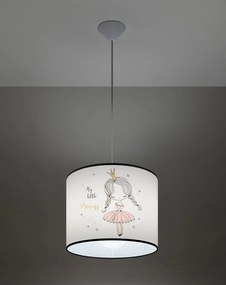 Lampa wisząca dla dziewczynki z motywem księżniczki - A582 D7-W00