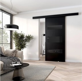 MINIO go for it, Drzwi przesuwne wewnętrzne CLEAN D 86 cm  w kolorze czarnym