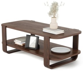 Brązowy stolik z drewna eukaliptusowego 55x109 cm Bellwood – Umbra
