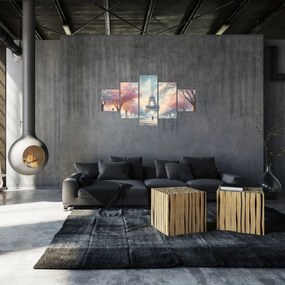 Obraz – Wiosna w Paryżu (125x70 cm)
