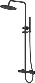 Indus kolumna prysznicowa mechaniczna czarna - Essebagno