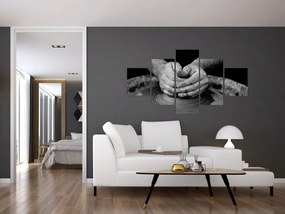 Obraz czarno-biały - garncarstwo (125x70 cm)