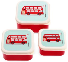 Pojemnik śniadaniowy dla dzieci 3 szt. Routemaster Bus – Rex London