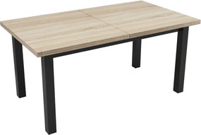 Stół prostokątny rozkładany 90x160/210 Sonoma R-6 + nogi drewniane