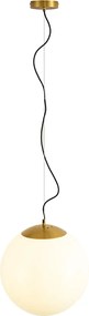 Skandynawska lampa wisząca z opalem 40 cm - Ball 40