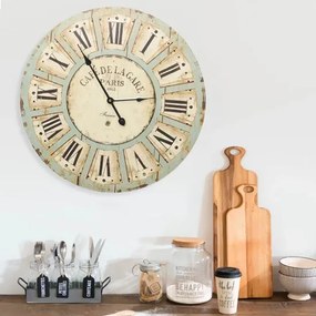 Stylowy vintage zegar ścienny 60 cm - Muskar 9X