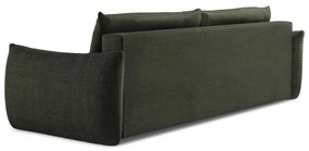Zielona rozkładana sofa 230 cm Leila – Makamii