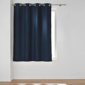 Ciemnoniebieska zasłona zaciemniająca 140x180 cm Crepuscule – douceur d'intérieur