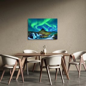 Obraz na szkle - Kirkjufell, Islandia (70x50 cm)