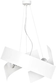 Biała nowoczesna lampa wisząca regulowana - 3X D026 Z4-L38