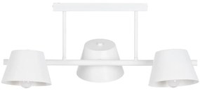 Biała lampa sufitowa 38x62,5 cm Simplico – Ixia