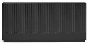 Czarny kredens Teulat Doric, szer. 150 cm