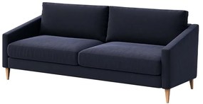 Ciemnoniebieska aksamitna sofa 200 cm Karoto – Ame Yens