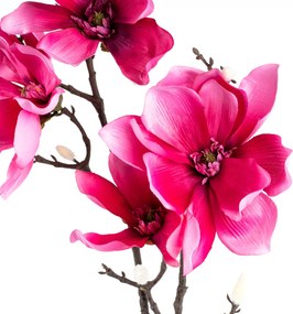 Sztuczna kwiat Magnolia różowy, 86 cm