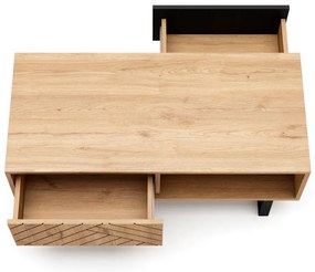 Stolik w dekorze dębu 55x110 cm Madona – Marckeric