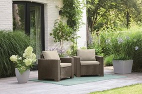 Keter zestaw foteli ogrodowych California 83 x 68 x 72 cm, 2 szt., cappuccino