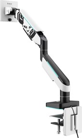 Uchwyt regulowany na monitor 49 cali LED RGB Diablo X-Arm, biało-czarny