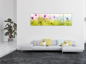 Obraz - Kwiaty polne (170x50 cm)
