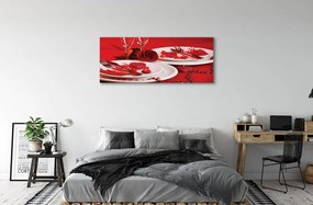 Fotoobraz na płótnie Róża i Miłosny Toast