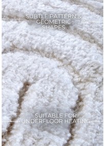 Biały okrągły dywan ø 200 cm Panglao New York White – Elle Decoration