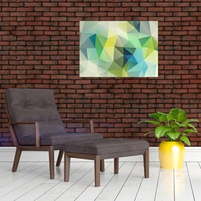 Obraz abstrakcji geometrycznej (70x50 cm)