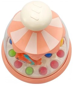 Woopie baby kolorowe zwierzątka różowy bączek z kulkami karuzela