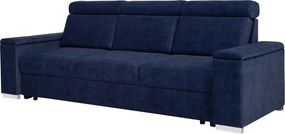 Sofa 3 os. z funkcją spania i ruchomymi zagłówkami Swing