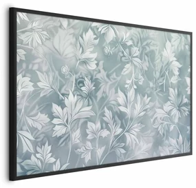 Plakat Przetarte wzory roślinne 30x21 cm z ramą czarną bez marginesu ARTGEIST B