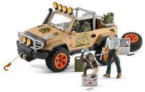 Schleich 42410 Samochód terenowy 4 x 4 z wyciągarką