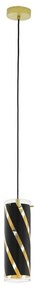 Eglo 97766 - Lampa wisząca na lince PINTO NERO 1 1xE27/60W/230V