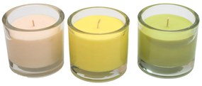 Świeca w szkle MINNESOTA LIGHT GREEN 9 cm jasna zieleń