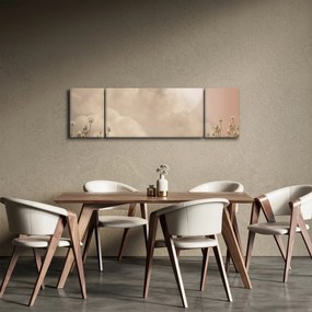 Obraz - Różowa pełnia księżyca (170x50 cm)