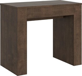 Konsola rozkładana 90x49/307 cm Extra Orzech wewnętrzne przedłużenia