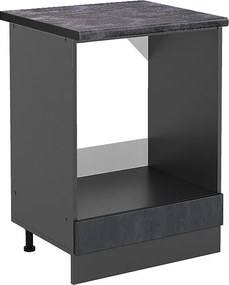 Szafka kuchenna czarny beton 60x60x81.6 r-line