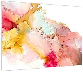Obraz - Atramentowa abstrakcja (70x50 cm)