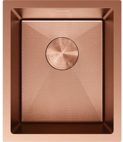 Mexen Trixo zlewozmywak stalowy 1-komorowy 370 x 440 mm, miedź HC - 6412371000-65HC
