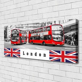 Zdjęcie na płótnie Czerwony Autobus w Londynie