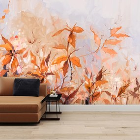 Fototapeta - Kwiaty, malarstwo (196x136 cm)