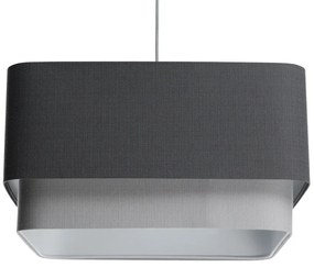 Lampa wisząca KWADRO DUO 007 51x47cm grafitowa/szara BPS KONCEPT